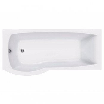 Carron Delta 1600 x 800mm Left Handed Showerbath - Acrylic