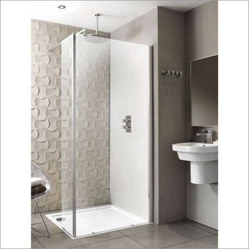 Playtime 900mm Walk-In Shower With Wall Support And Side Panel