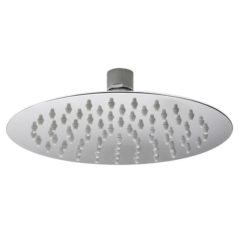 Tide 3mm Round Stainless Steel Circular Showerhead 200mm - Chrome