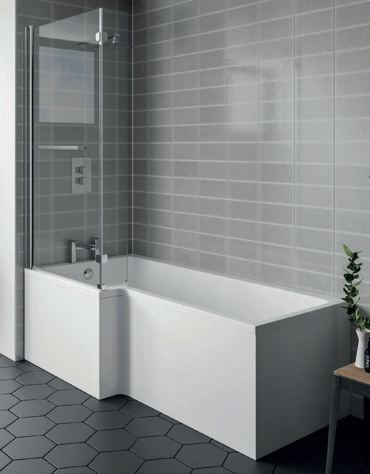 Banyetti Eletti 1800mm x 850mm Left Hand Shower Bath