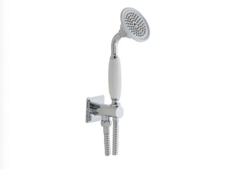 JTP Grosvenor Lever Chrome Water Outlet and Holder with Hand-Shower