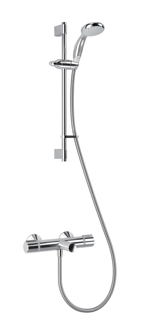Mira Shower Chrome React BSM Thermostatic Shower Mixer - Select Mounted Style