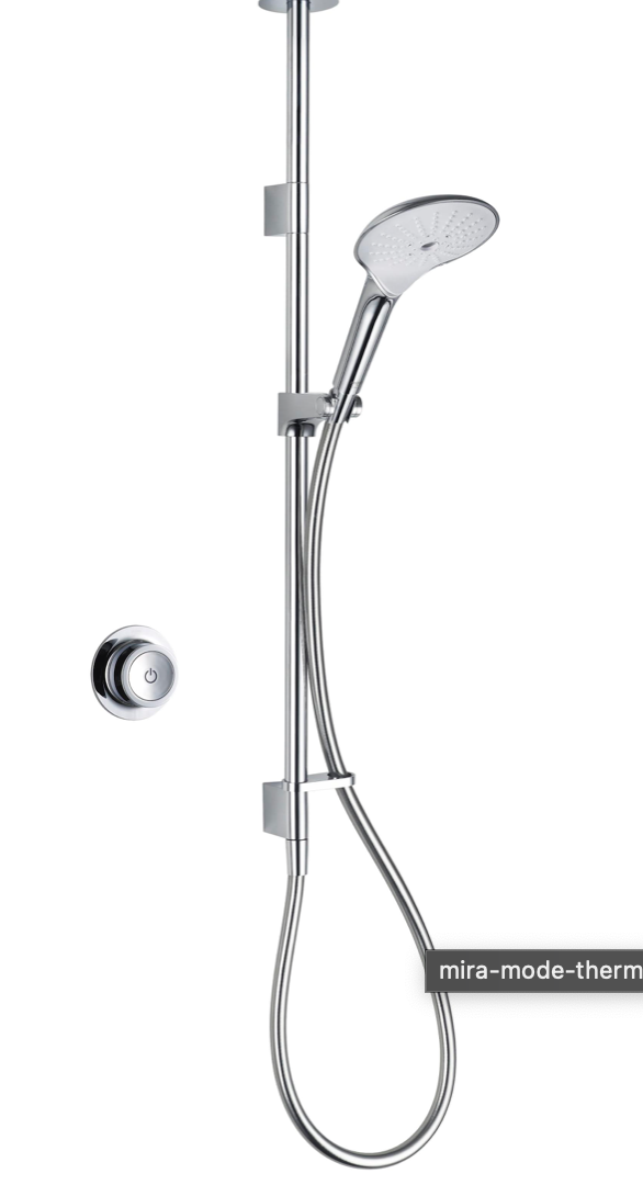 Mira Shower Mode Thermostatic Shower Ceiling Fed Digital Shower - Pumped for Gravity