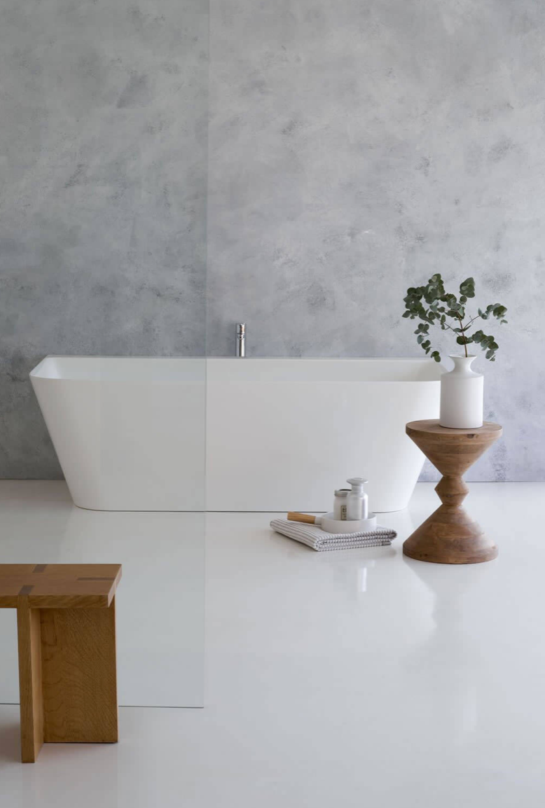 ClearWater Modern Patinato Grande Clear Stone Freestanding Bath 1690 x 800mm