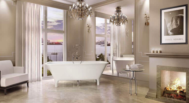 ClearWater Classical Lonio Freestanding Bath 1700 x 750mm