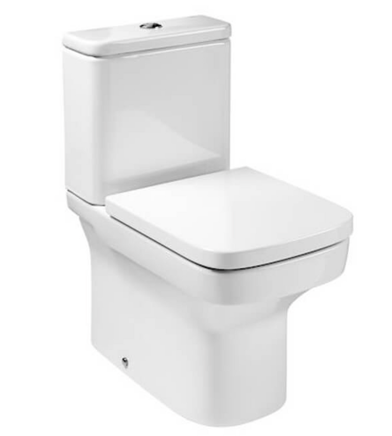 Roca Darma-N Rimless WC Pan with Cistern & Soft Close Seat