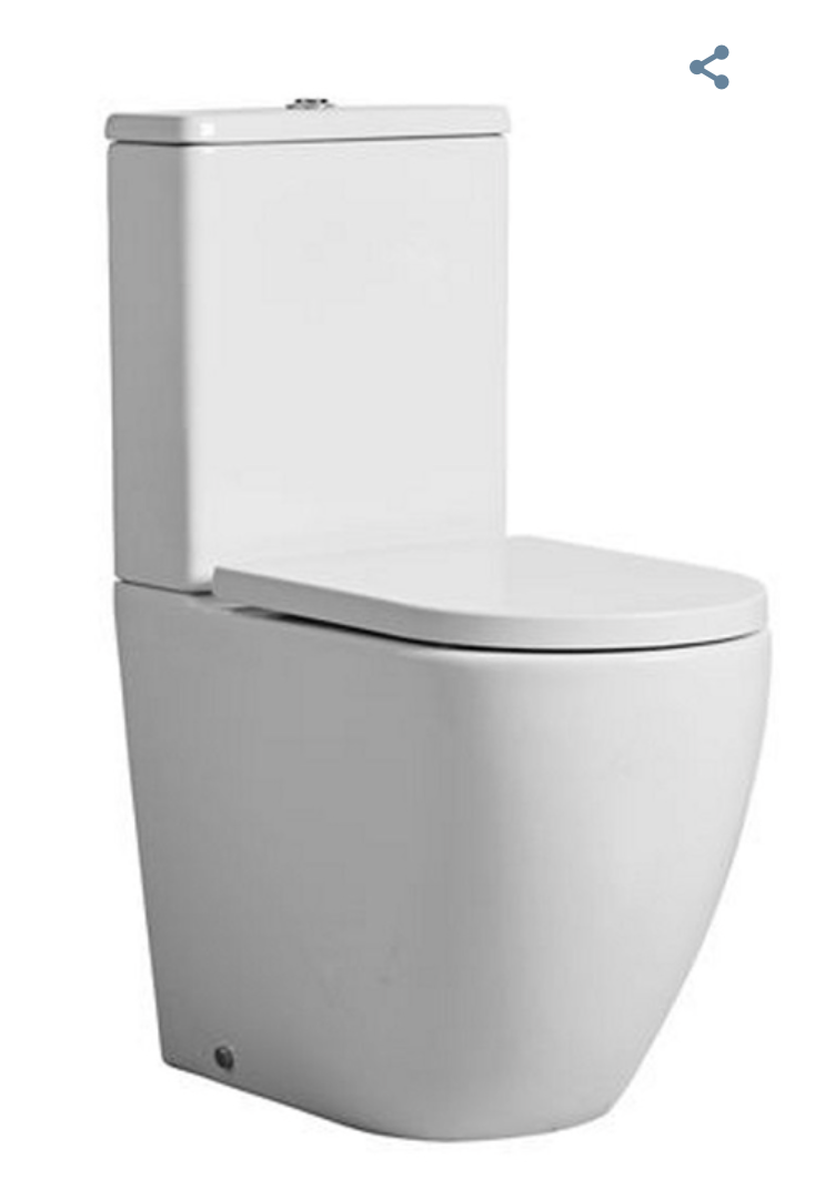 Tavistock Orbit Comfort Height Rimless WC with Cistern & Soft Close Seat