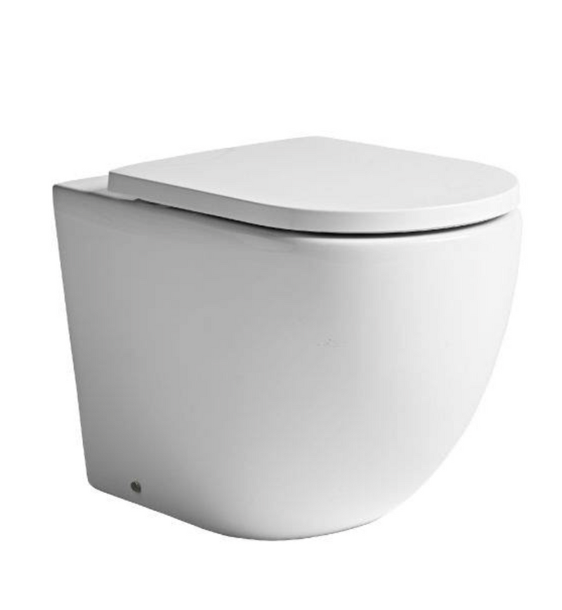 Tavistock Orbit Back to Wall Rimless WC with Soft Close Seat
