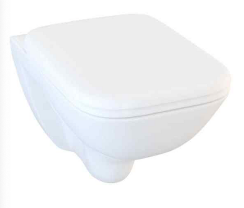 Lecico Series 6 Wall Hung Pan with Soft Close Seat