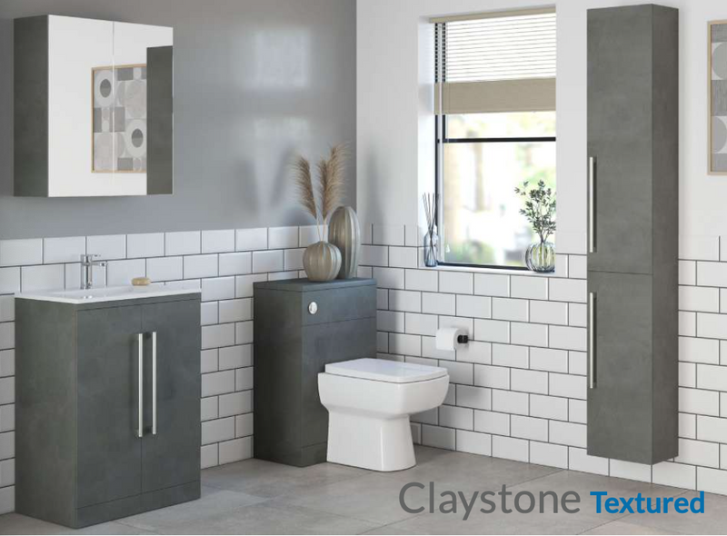 Odyssey Modular Claystone Textured 500 Floor Standing Unit with Basin