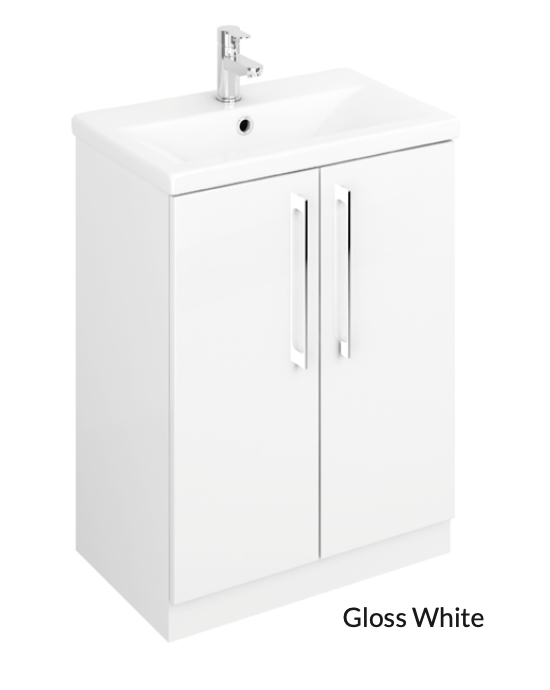 Lecico Linton Driftwood 450 Cloakroom Unit with Basin