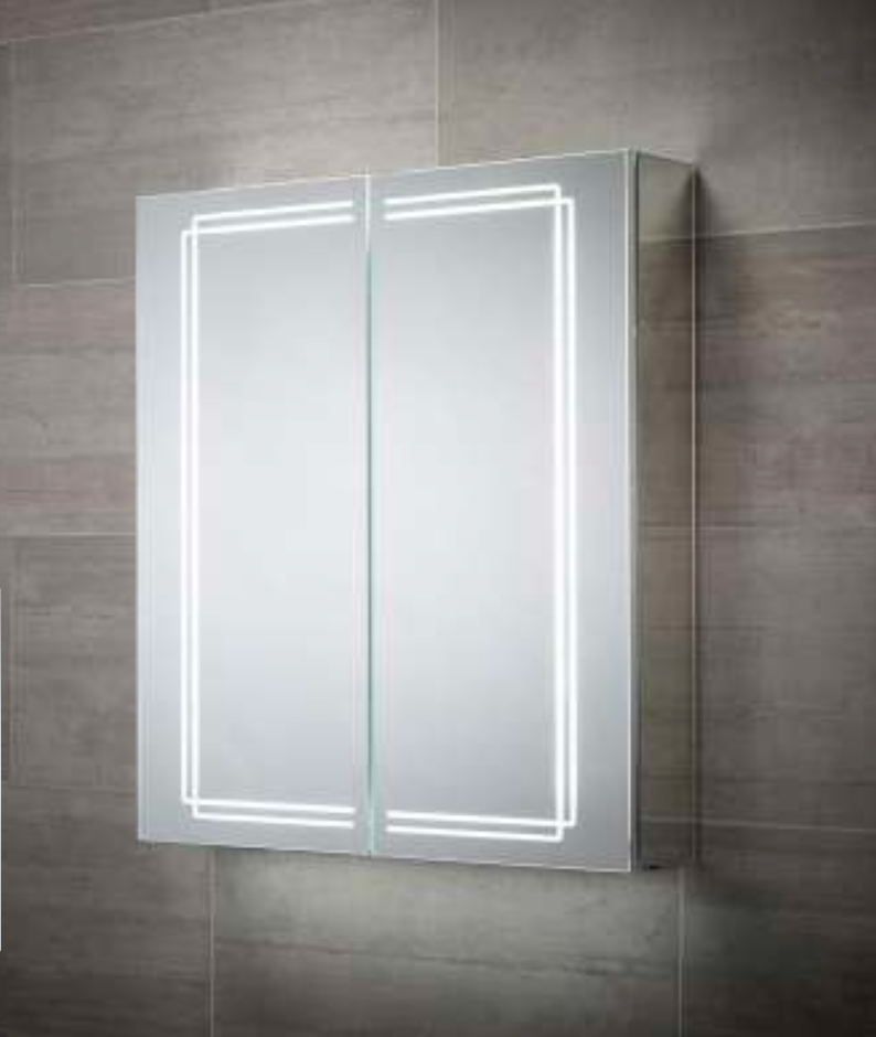 Sensio Harlow LED Mirror Cabinet 700 x 600mm