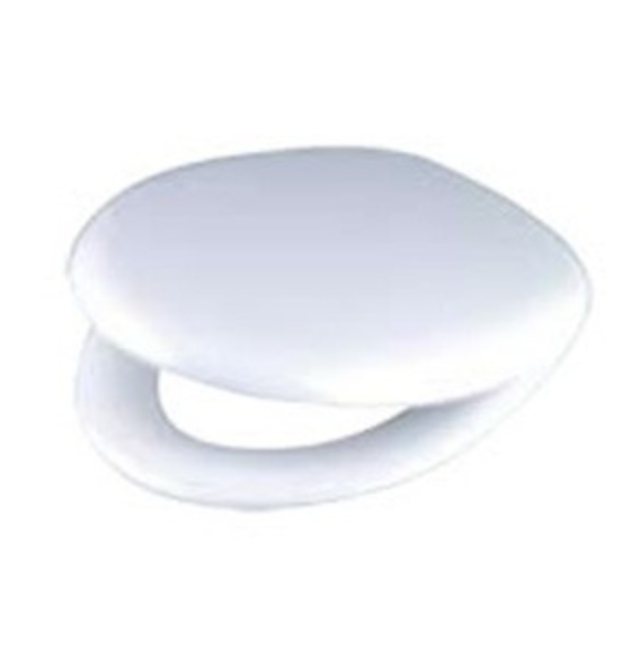 Celmac Regent Wrap Over White Toilet Seat and Cover