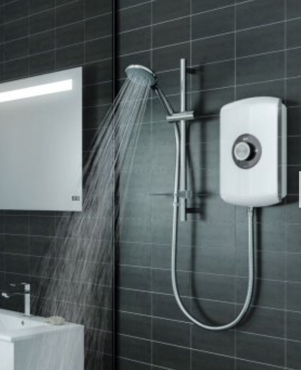 Triton Amore White Gloss Electric Shower 8.5kW