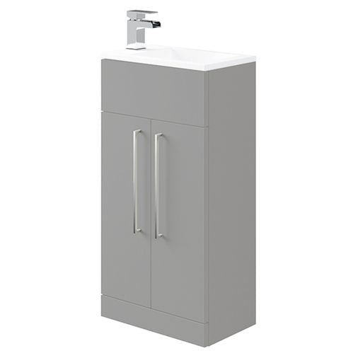 Sienna 460mm Floorstanding Basin Unit - Gloss Grey